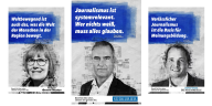 Die Titelseiten dreier süddeutscher Zeitungen
