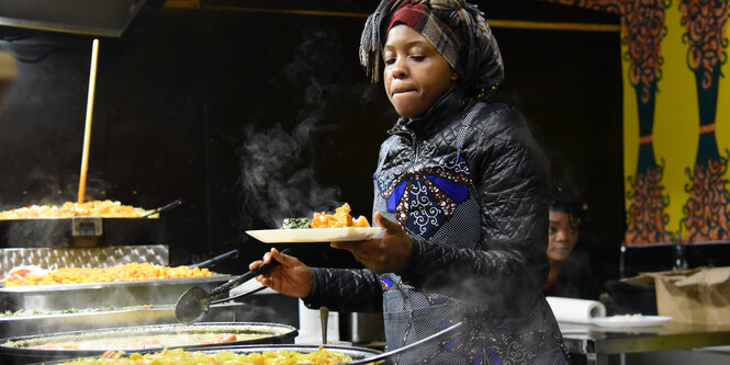 VEgetarisch Kochen auf dem Münchner Tollwood-Festival