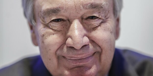 Antonio Guterres lächelt Antonio Guterres lächelt