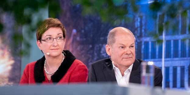 Klara Geywitz und Olaf Scholz, erfolgloses Kandidatenduo für den SPD-Vorsitz