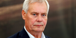 Der ehemalige finnische Regierungschef Antti Rinne im Porträt
