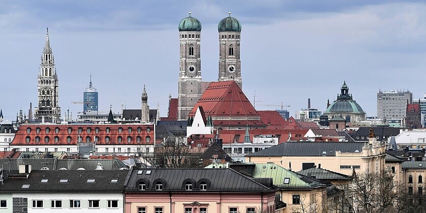 Skyline der Stadt München