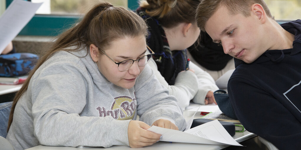 Schüler in der Klasse