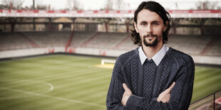 Neven Subotić im Stadion An der Alten Försterei