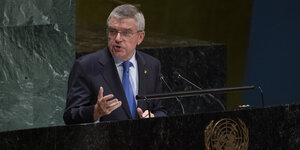 Thomas Bach in New York