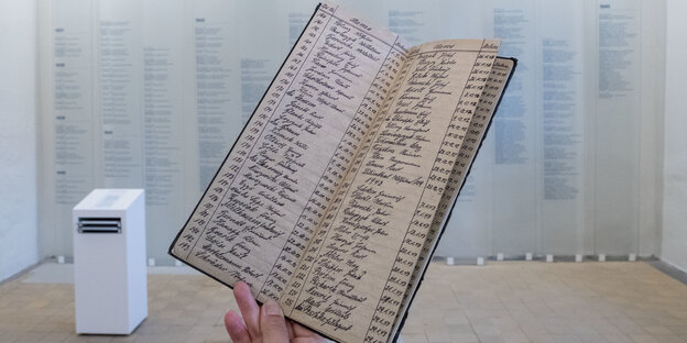 Das Hinrichtungsbuch des Henkers ist in der Gedenkstätte der JVA Wolfenbüttel zu sehen.