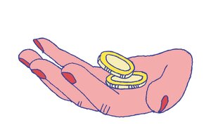 Hand mit HǴeld Hand mit HǴeld