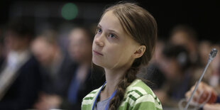 Klimaaktivistin Greta Thunberg