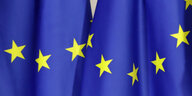 Ausschnitt einer EU-Fahne