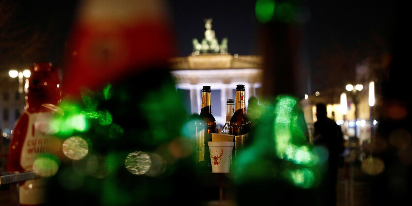 Das Brandenburger Tor.