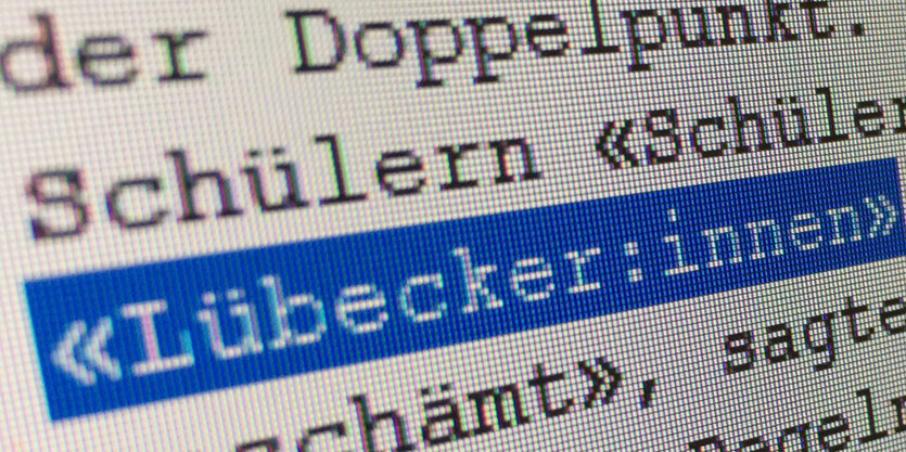 Textausschnitt auf einem Computerbildschirm