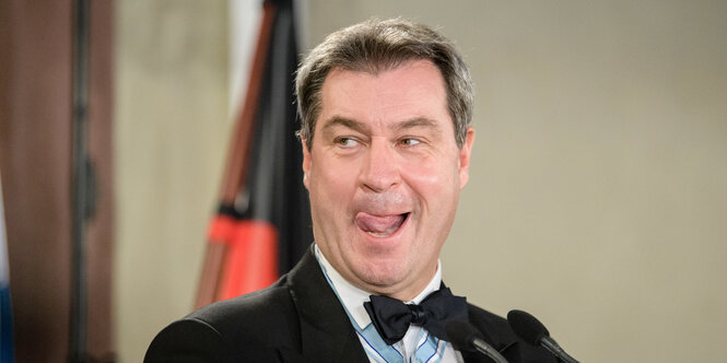 Markus Söder beim Neujahrsempfang der bayerischen Staatsregierung