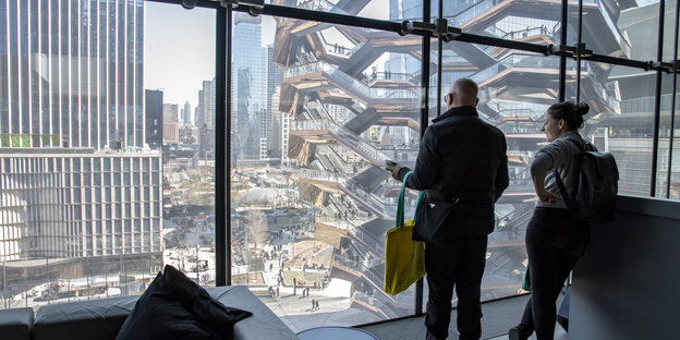 Blick auf die Hudson Yards Blick auf die Hudson Yards