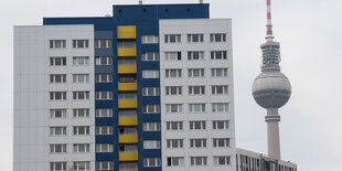 Hochhaus in Berlin Alexanderplatz