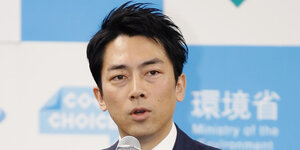 Umweltminister Shinjiro Koizumi im Porträt