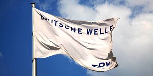 Die Fahne der Deutschen Welle
