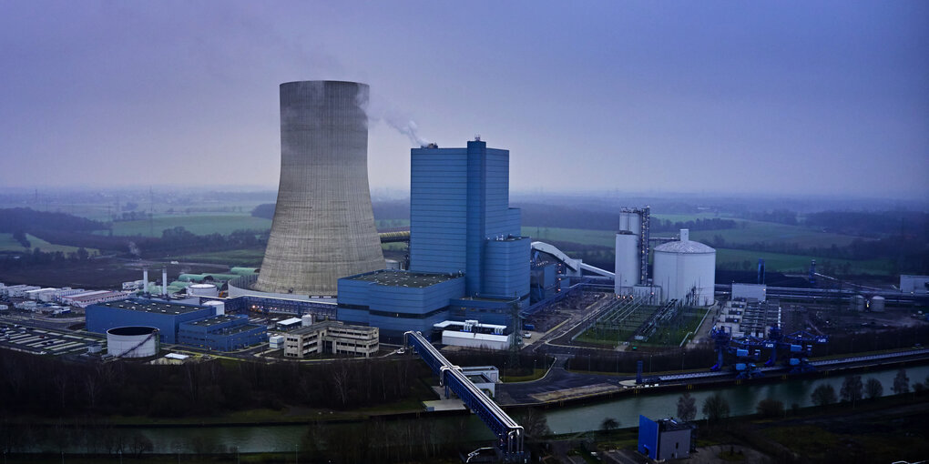 Ludtbild vom Kohlekraftwerk Datteln