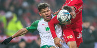 Spielszene Union Berlin gegen Augsburg