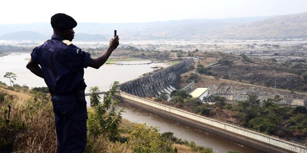 Ansicht von Inga I, dem ersten der bestehenden Staudämme