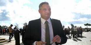 Der Politiker Konrad Mizzi auf Malta