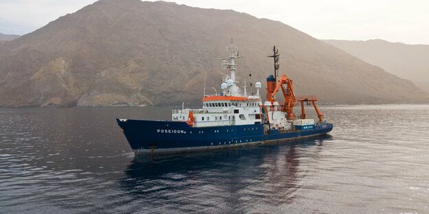Das frühere Kieler Forschungsschiff "Poseidon"