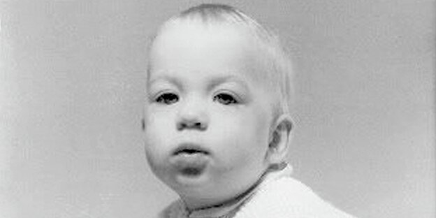Kinderbild des Filmregisseurs Alfred Hitchcock