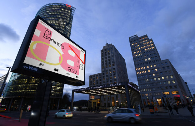 Blick auf die Hochhäuser am Potsdamer Platz