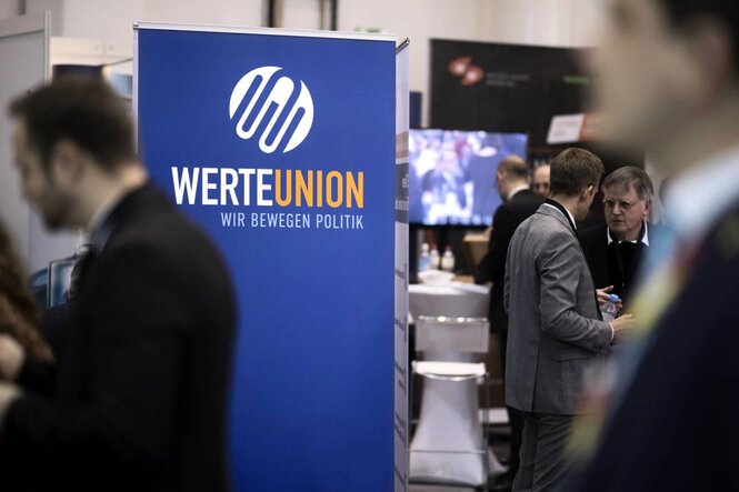 Stand der Werteunion auf dem CDU-Bundesparteitag 2018