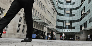 Zentrale der BBC in London.
