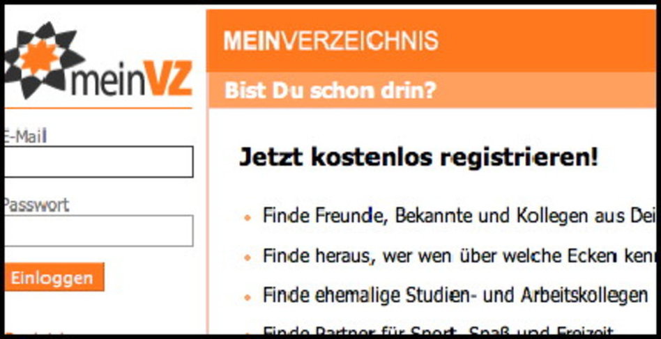 Meinvz registrieren