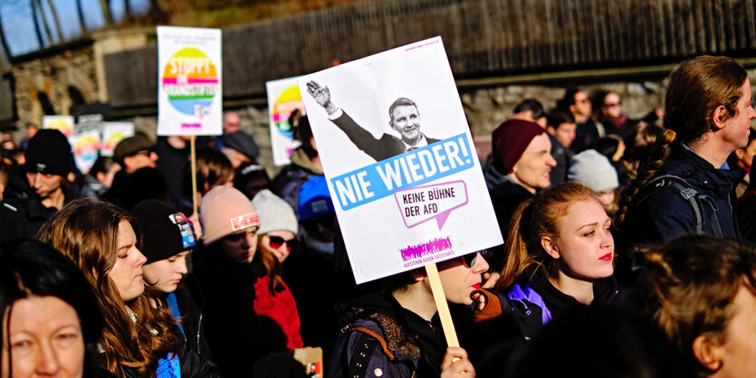 demo gegen afd