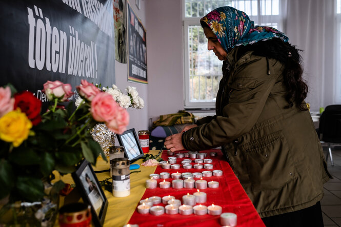 Trauer in der kurdischen Gemeinde nach den rassistischen Morden in Hanau.