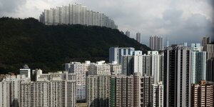 die Skyline von Hongkong