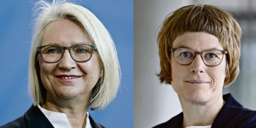 Portraits von Monika Schnitzer und Veronika Grimm