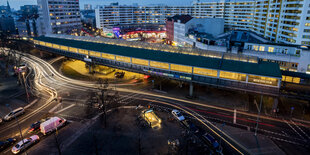 Zentrum Kreuzberg bei Nacht