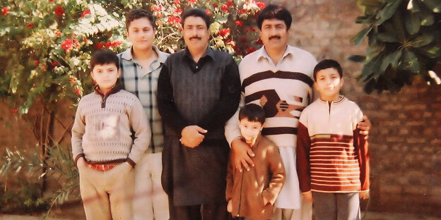 Familienfoto von Shakil Afridi und seiner Familie.