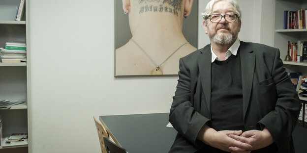 Bernd Wagner in seinem Berliner Büro