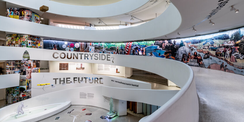 Die berühmte Spiralrampe des Guggenheim in New York