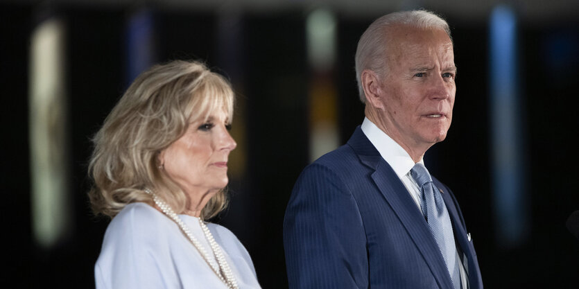 Joe Biden und seine Frau Jill