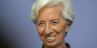 Christine Lagarde am Donnerstag in Frankfurt