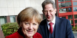 Angela Merkel und Hans-Georg Maaßen