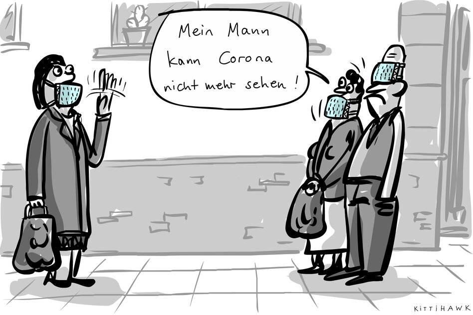 Corona-Karikaturen von Kittihawk - taz.de