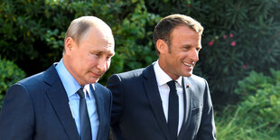 Putin und Macron.