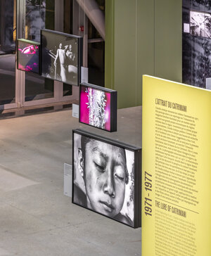 Aufsicht in den Ausstellungsraum Aufsicht in den Ausstellungsraum