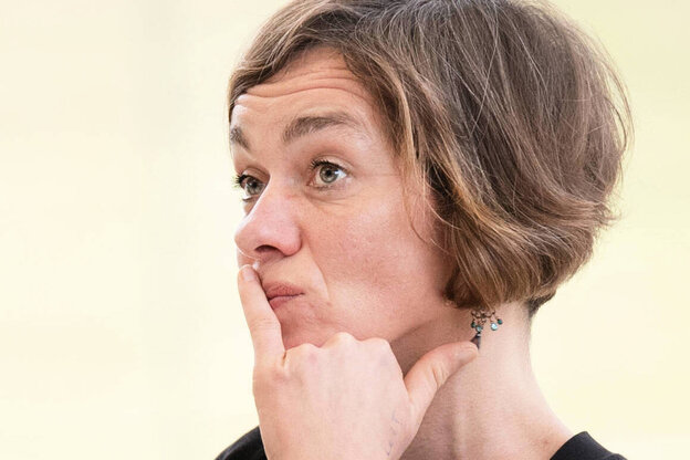 Juliane Nagel von den Linken. Juliane Nagel von den Linken.
