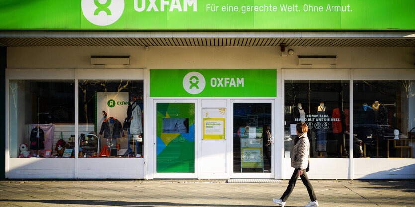 Oxfamladen in Berlin.