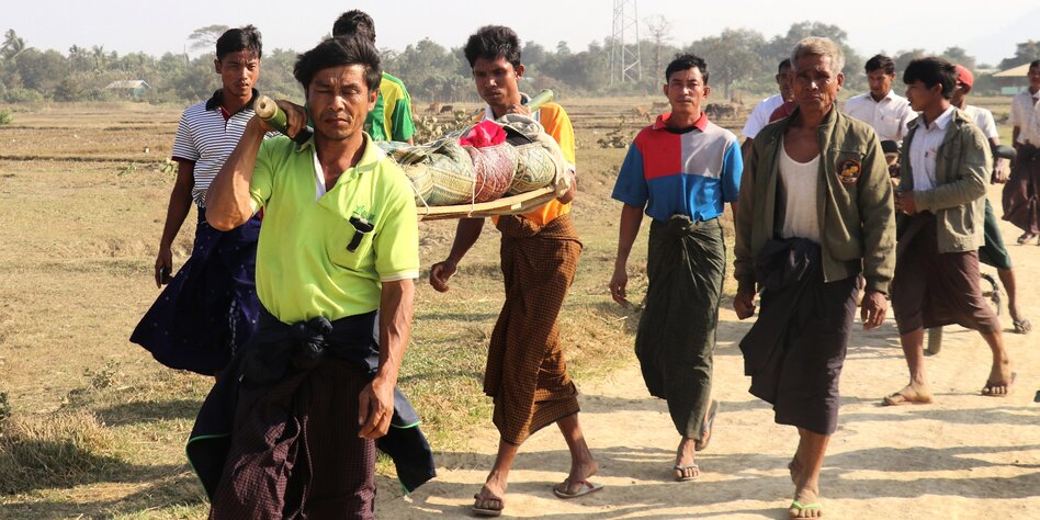Kampfe Im Sudwesten Von Myanmar Offensive Im Schatten Von Corona Taz De