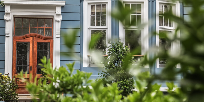 Eingang eines nicht barrierefreien Hauses