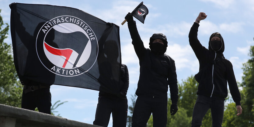 Antifa-Proteste am 1. Mai 2018 in Chemnitz