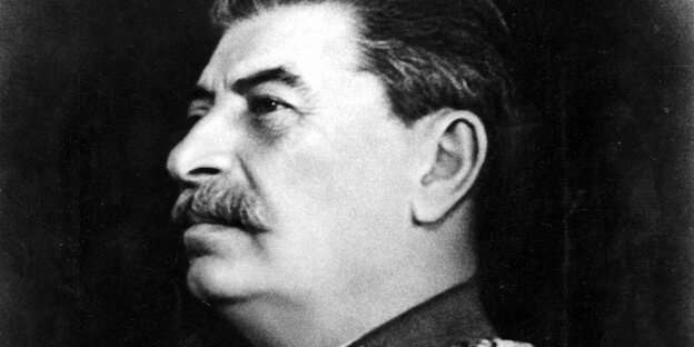 Schwarzweißbild von Josef Stalin